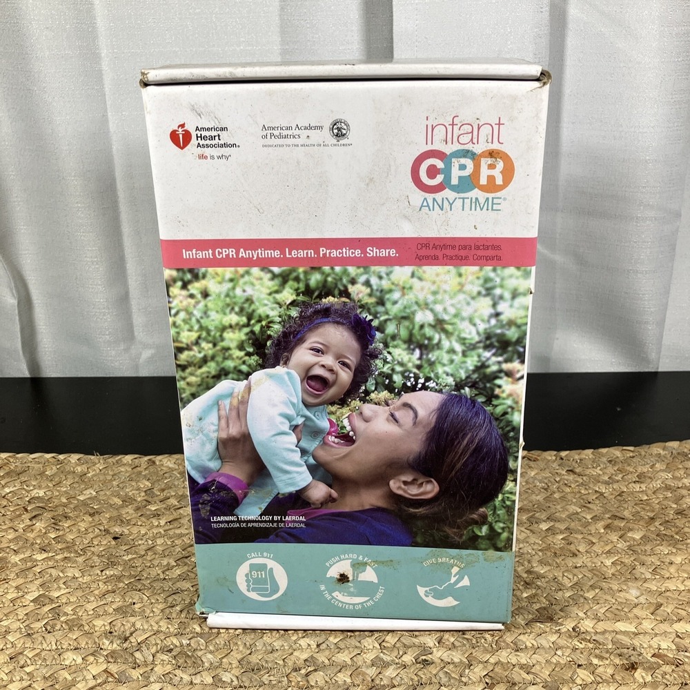 American Red Cross Infant CPR Kit  with DVD Inflatable Mannequin Latex free